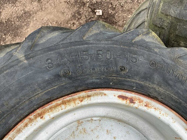 4x 31x15.50 r15 band, wiel en velg - afbeelding 3 van  14