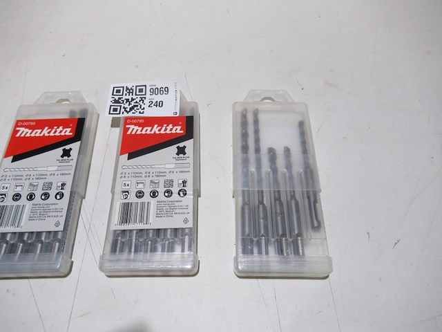 4x 5-dlg borenset sds makita, d-00795 - afbeelding 3 van  3