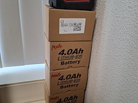 4x accu 18v - 4.0ah - afbeelding 1 van  6