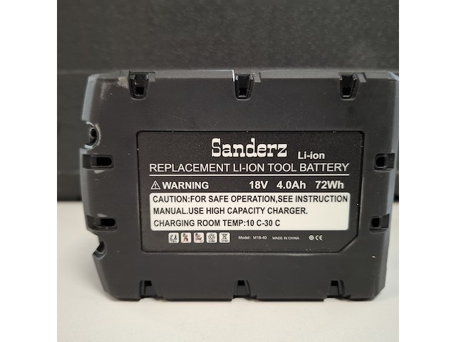 4x accu 18v - 4.0ah - afbeelding 6 van  6