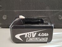 4x accu 18v - 4.0ah - afbeelding 2 van  6