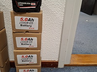 4x accu 18v - 5.0ah m18-50 - afbeelding 1 van  5