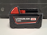 4x accu 18v - 5.0ah m18-50 - afbeelding 2 van  5
