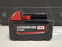 4x accu 18v - 6.0ah m18-60 - afbeelding 2 van  6