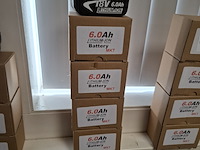 4x accu 18v - 6.0ah - afbeelding 1 van  6