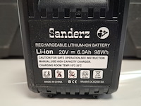 4x accu 20v - 6.0ah dcb200-60 - afbeelding 6 van  6