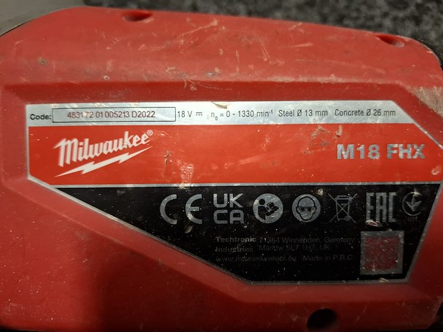 4x accu gereedschap milwaukee, bouwjaar 2021/2022 - afbeelding 11 van  16