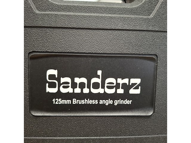 4x accu haakse slijper 125mm, brushless, blauw - afbeelding 2 van  10