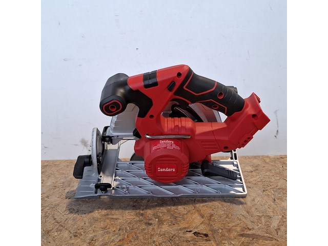 4x accu handcirkelzaag 165 mm, brushless, blauw - afbeelding 2 van  8