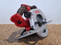 4x accu handcirkelzaag 165 mm, brushless, blauw - afbeelding 5 van  8