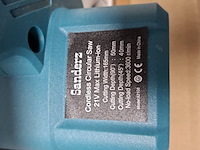 4x accu handcirkelzaag 165 mm, brushless, blauw - afbeelding 7 van  8