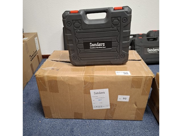 4x accu heteluchtpistool, blauw - afbeelding 2 van  11