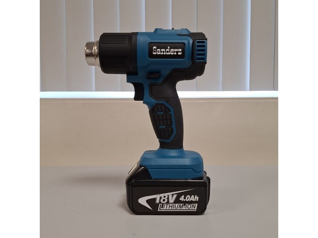 4x accu heteluchtpistool, blauw - afbeelding 1 van  11