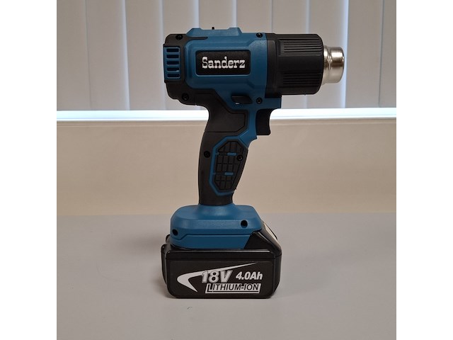 4x accu heteluchtpistool, blauw - afbeelding 6 van  11