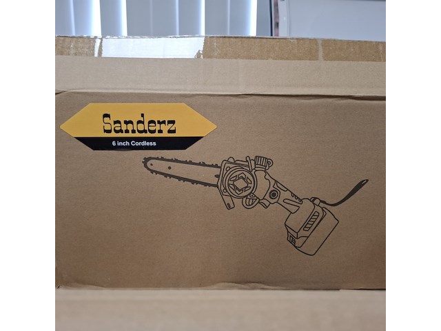 4x accu kettingzaag 6 inch, geel - afbeelding 9 van  9