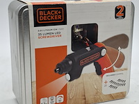 4x accu schroevendraaier, black&decker, bdcsfl20at - afbeelding 1 van  7