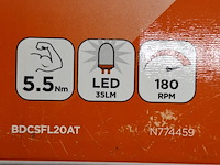 4x accu schroevendraaier, black&decker, bdcsfl20at - afbeelding 4 van  7