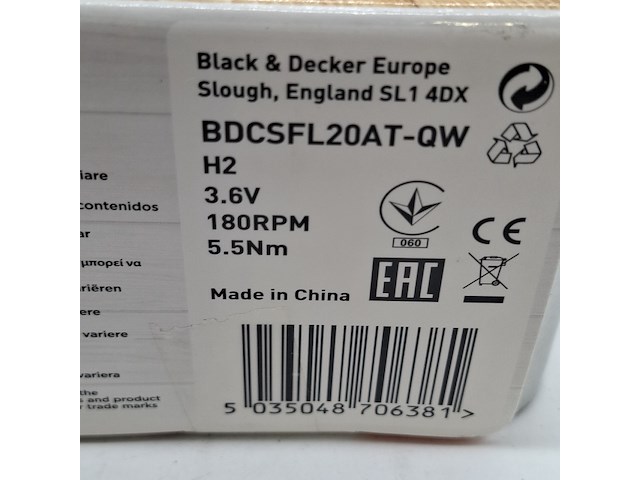 4x accu schroevendraaier, black&decker, bdcsfl20at - afbeelding 5 van  7