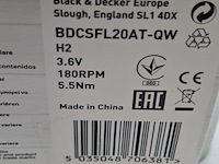 4x accu schroevendraaier, black&decker, bdcsfl20at - afbeelding 5 van  7