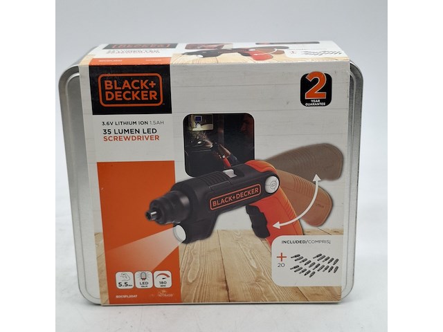 4x accu schroevendraaier, black&decker, bdcsfl20at - afbeelding 7 van  7
