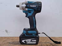 4x accu slagmoersleutel, brushless, blauw - afbeelding 1 van  11