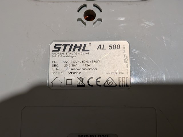 4x acculader, stihl, al 500 - afbeelding 4 van  5