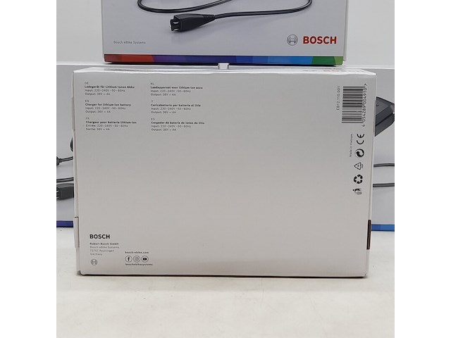 4x acculader t.b.v fietsaccu, bosch, 4a charger - afbeelding 4 van  5