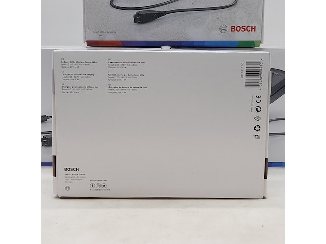 4x acculader t.b.v fietsaccu, bosch, 4a charger - afbeelding 4 van  5