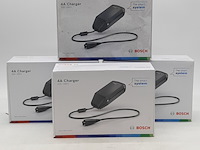 4x acculader t.b.v fietsaccu, bosch, 4a charger