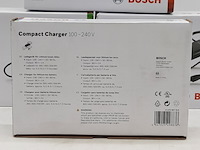4x acculader t.b.v fietsaccu, bosch, compact charger 100-240v - afbeelding 4 van  5