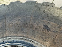 4x aeolus wiellader banden - wheeled excavator - afbeelding 4 van  12