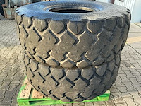 4x aeolus wiellader banden - wheeled excavator - afbeelding 11 van  12