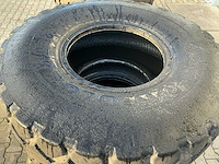 4x aeolus wiellader banden - wheeled excavator - afbeelding 12 van  12