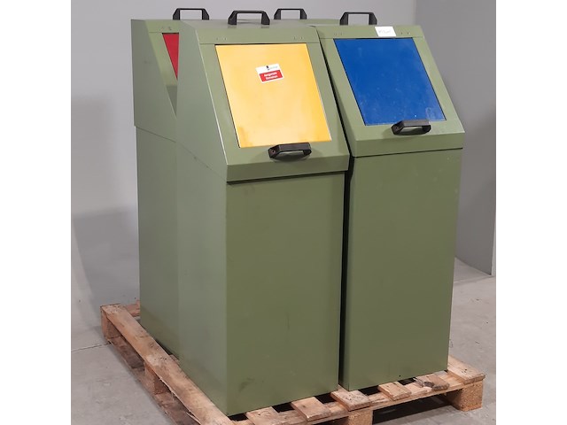 4x afvalbak - afbeelding 3 van  5