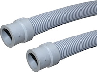 4x afvoerslangen 2.5 meter scanpart, grijs - afbeelding 2 van  4