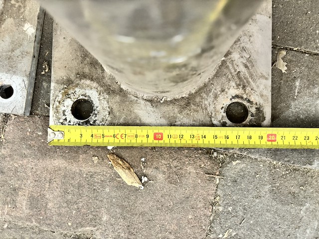 4x afzetpalen / bollards verkeerspalen - afbeelding 3 van  3