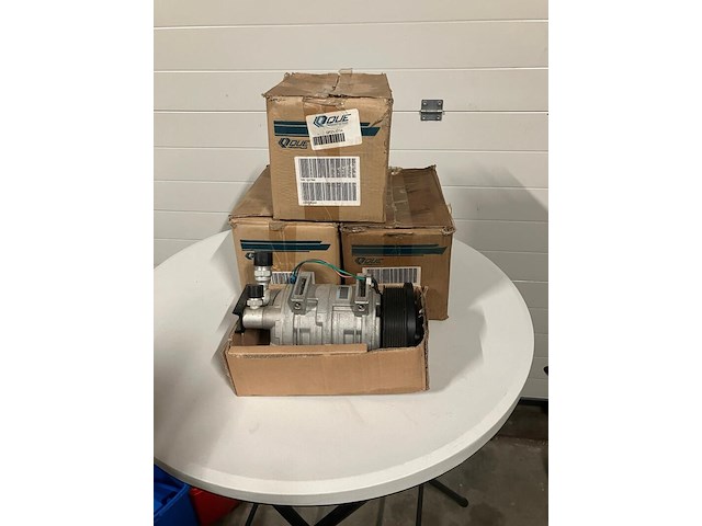 4x airco compressoren , que, qp-21-1704, grijs / chroom - afbeelding 1 van  7
