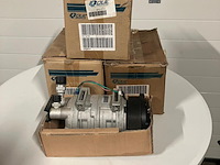 4x airco compressoren , que, qp-21-1704, grijs / chroom - afbeelding 1 van  7