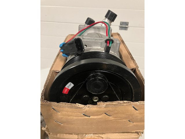 4x airco compressoren , que, qp-21-1704, grijs / chroom - afbeelding 4 van  7