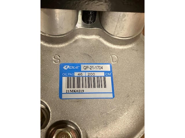 4x airco compressoren , que, qp-21-1704, grijs / chroom - afbeelding 6 van  7