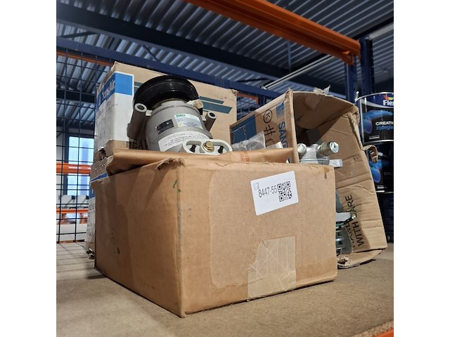 4x airco compressoren , que ,valeo, sanden, qp-21-1704, vc6, s8239 sd7h15, grijs / chroom - afbeelding 7 van  7