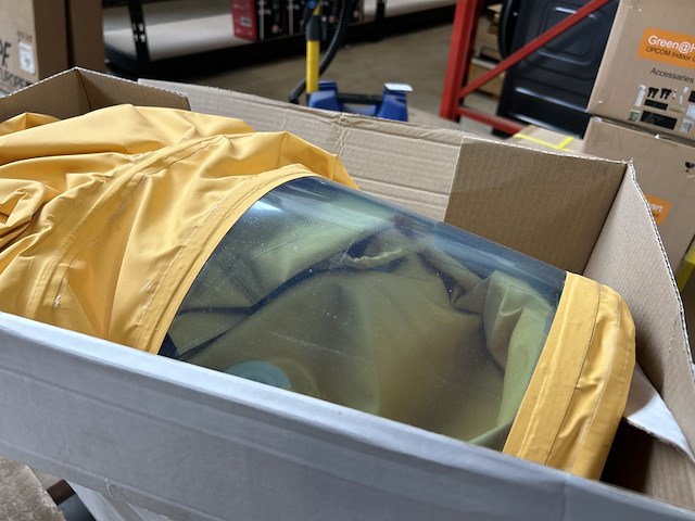 4x airhood compact conform en14594 met airflow regelaar en ld alarm - afbeelding 2 van  5