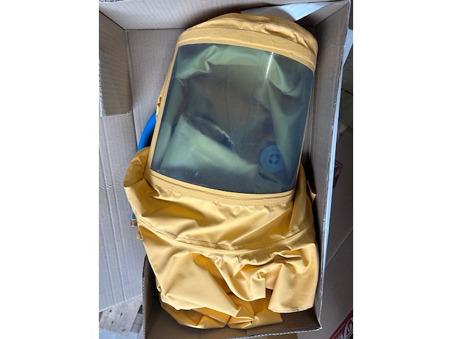4x airhood compact in neopreen geel conform en14594 - afbeelding 1 van  5