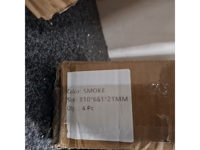 4x akoestisch wandpaneel, hexagon smoke - afbeelding 4 van  4