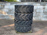 4x alliance tough-trac 400/80 r24 band, wiel en velg - afbeelding 4 van  11