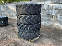 4x alliance tough-trac 400/80 r24 band, wiel en velg - afbeelding 5 van  11