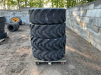 4x alliance tough-trac 400/80 r24 band, wiel en velg - afbeelding 6 van  11