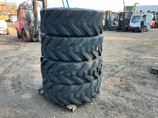 4x alliance tough-trac 400/80 r24 band, wiel en velg - afbeelding 8 van  11