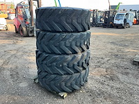 4x alliance tough-trac 400/80 r24 band, wiel en velg - afbeelding 8 van  11