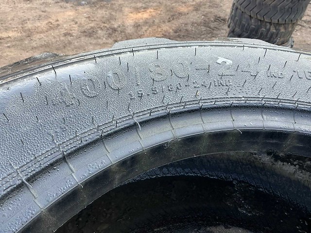 4x alliance tough-trac 400/80 r24 band, wiel en velg - afbeelding 3 van  11